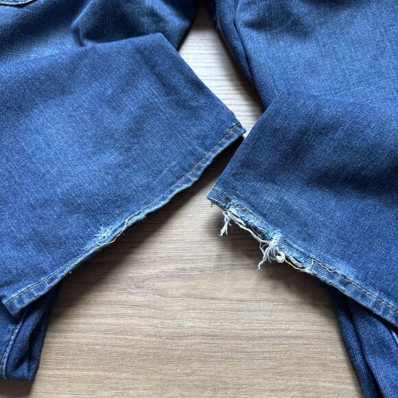 Vintage True Religion Boot Cut Jeans Women 29 Blue Low Rise Flap Pocket - Picture 8 of 13